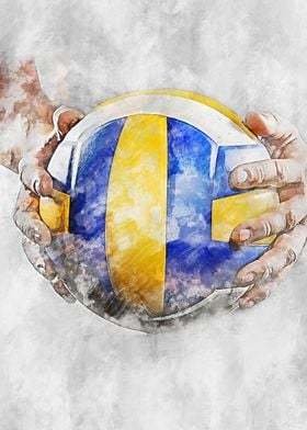 American Volleyball Canvas Paintings Wallsdefined