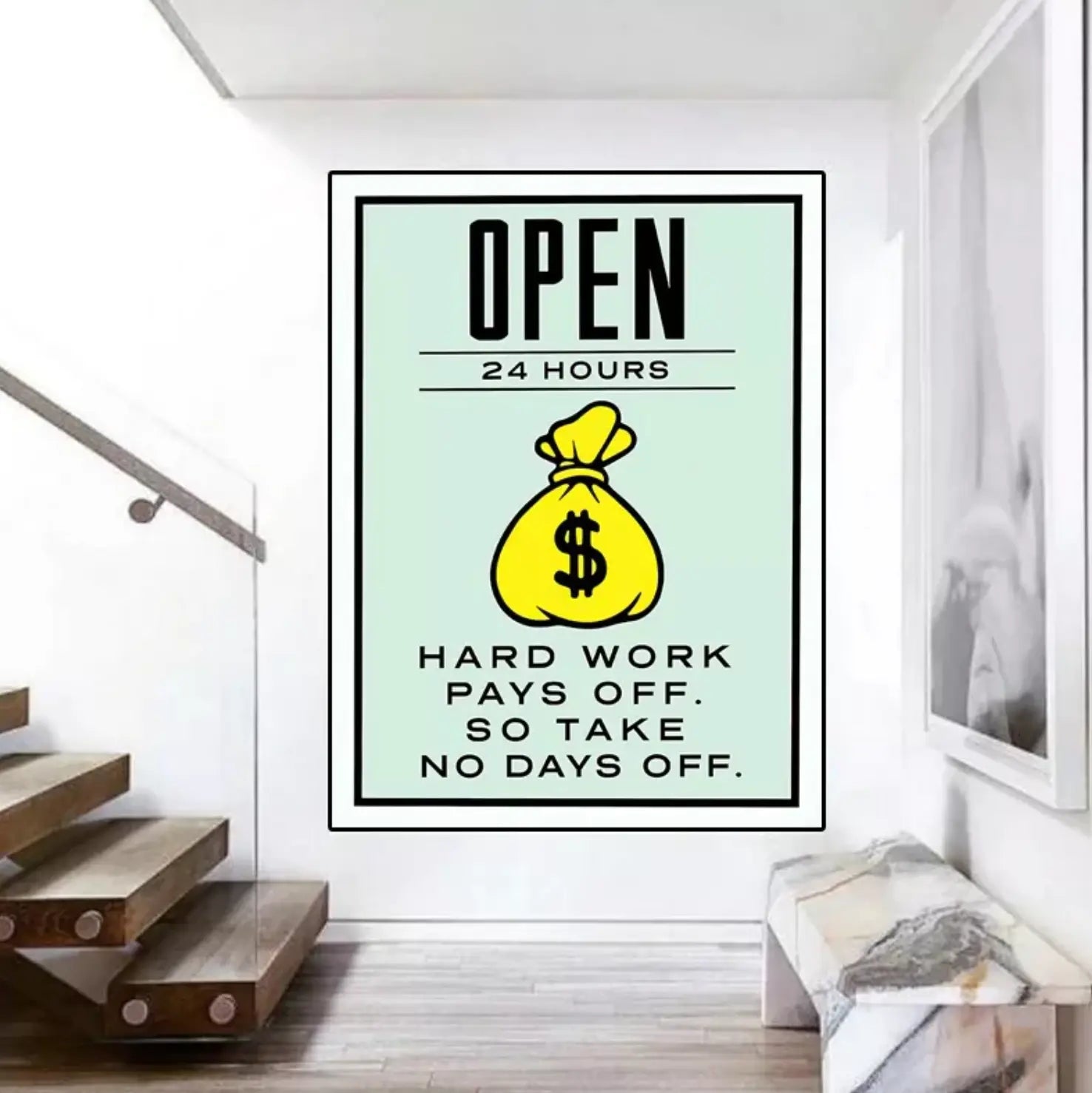 Monopoly Motivational Quotes Canvas My Store