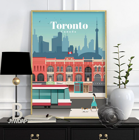 Toronto City Poster Wallsdefined